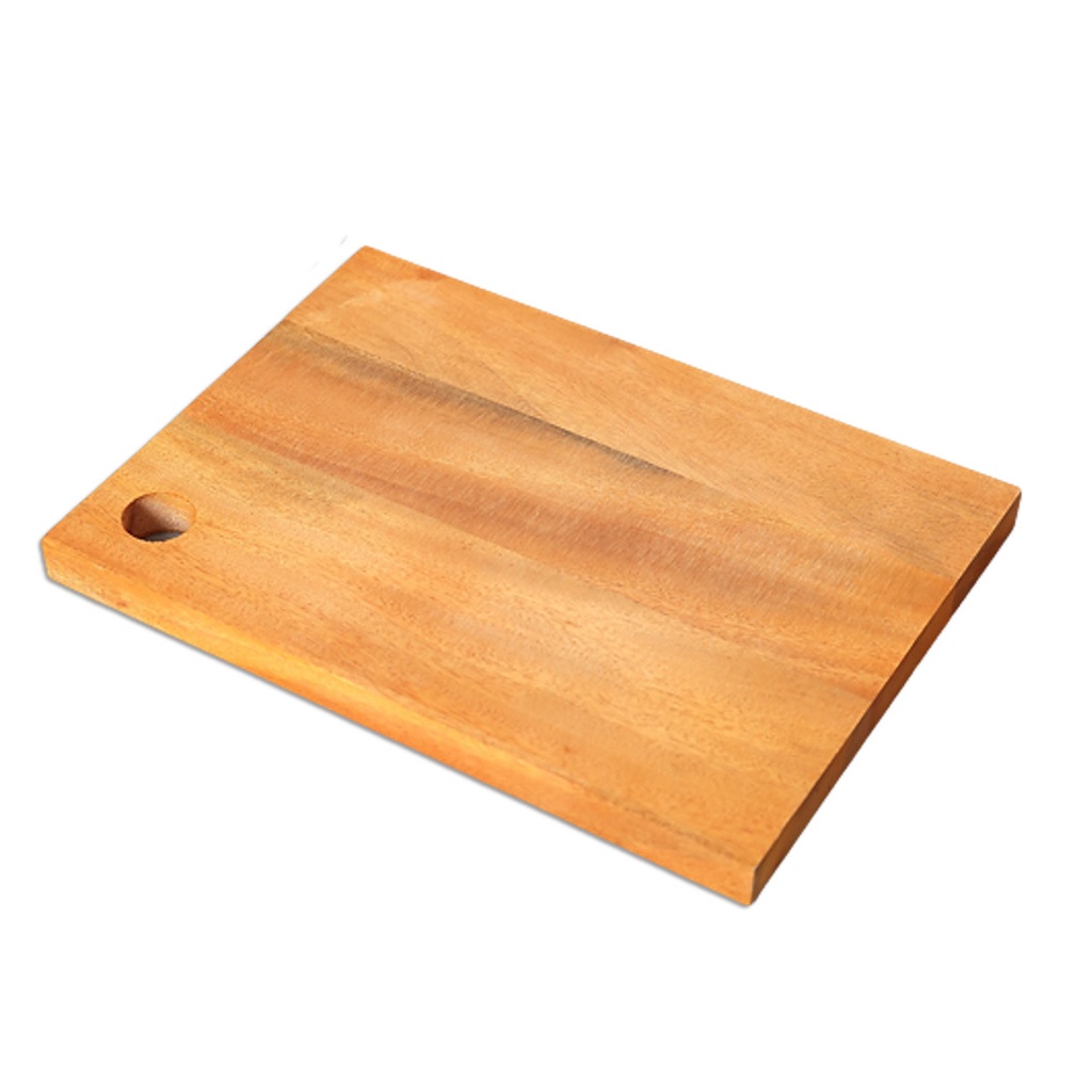 Bộ cối chày gỗ kèm thớt gỗ - KT cối chày 12cm kèm thớt gỗ chữ nhật KT 25 x 20 x 2cm