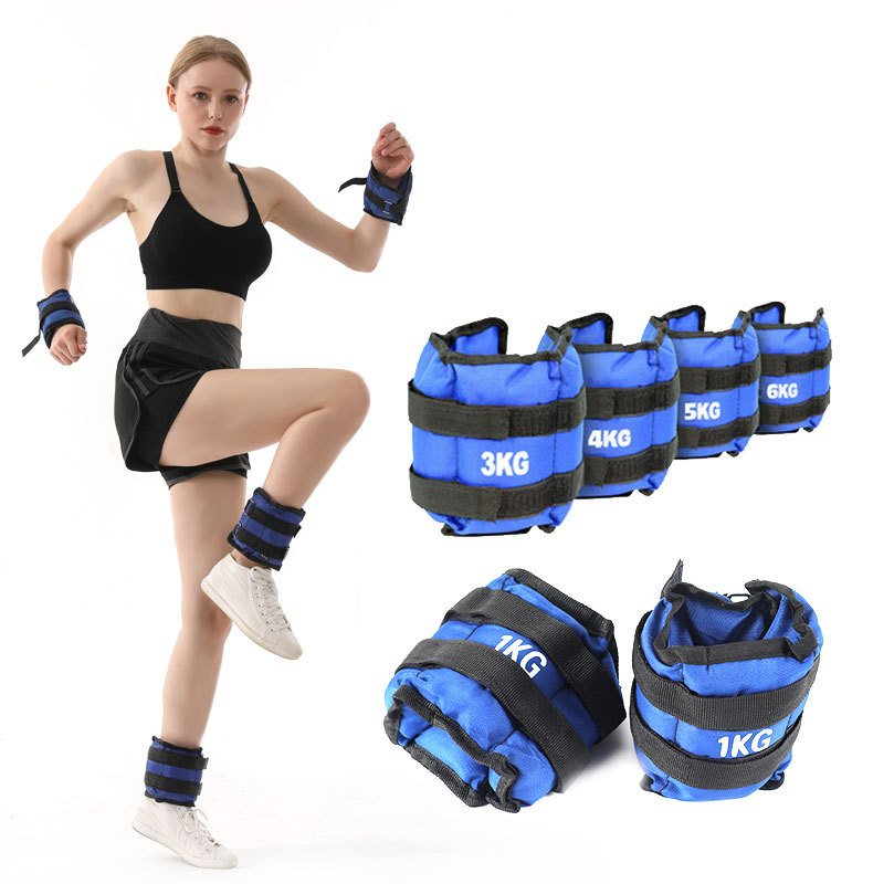 Cặp Tạ Đeo Chân,Tạ đeo cổ chân, cổ tay hỗ trợ tập thể thao, tập gym, chạy bộ,Tạ ôm chân hạt kim loại êm không đau