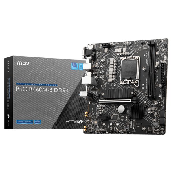 Mainboard MSI PRO B660M-B DDR4 - Hàng Chính Hãng