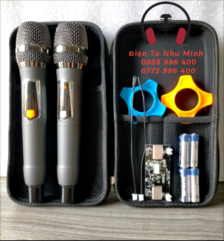 Mic Loa Kéo Chống Hú Cao Cấp - TẶNG TÚI ĐỰNG MIC + CHỐNG LĂN