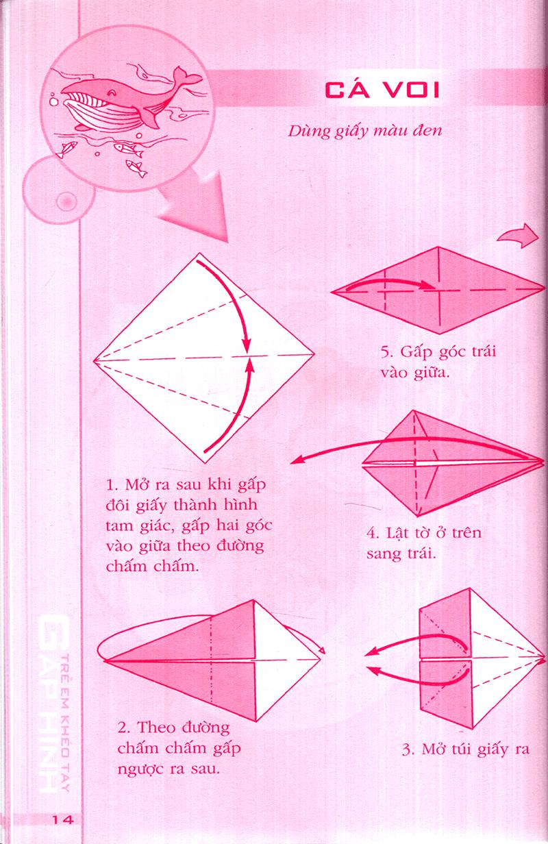 Sách Trẻ Em Khéo Tay Gấp Hình - Tập 2 (Tái Bản)