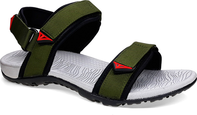 Giày sandal nam Việt Thủy quai ngang VT01 -xanh rêu