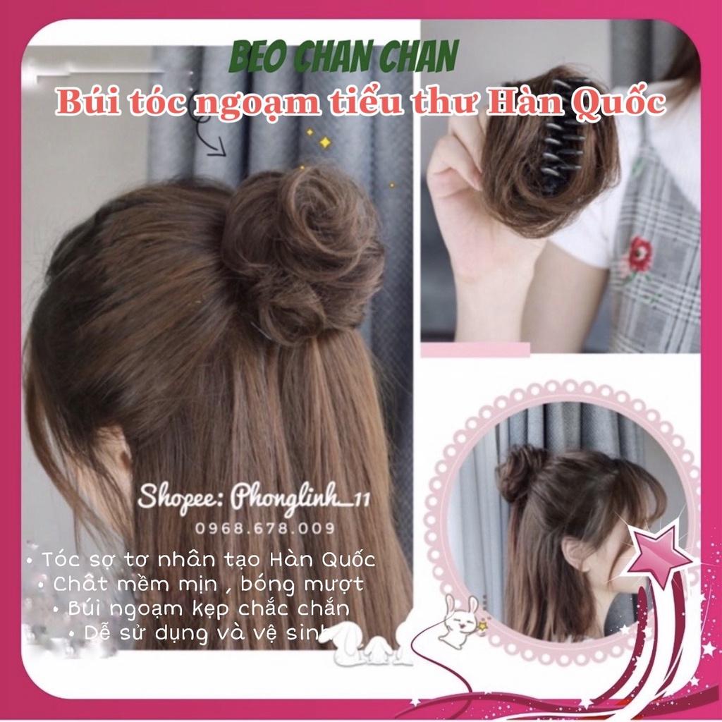 BÚI TÓC GIẢ KẸP NGOẠM XOĂN 1/3 ĐẦU TIỂU THƯ BÚI TÓC GIẢ NỮ ĐẸP CỦ TỎI VÔ CÙNG TỰ NHIÊN