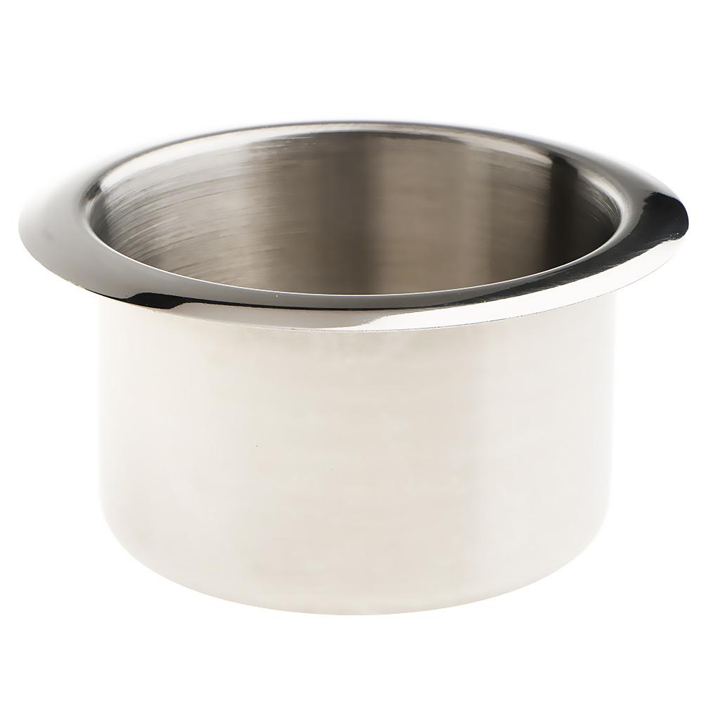 Thép Không Gỉ Cốc Uống Nước Giữ Đánh Bóng Cho Mềm Xe Tải Xe Tải Người Cắm Trại RV Đường Kính Bên Trong: 84 Mm/3