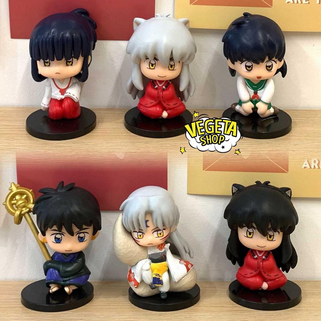 Mô hình InuYasha - Higurashi Kagome Sesshomaru Kikyou Kikyo Miroku - Cao 6~7cm - Inu Yasha Manga Anime Khuyển dạ xoa