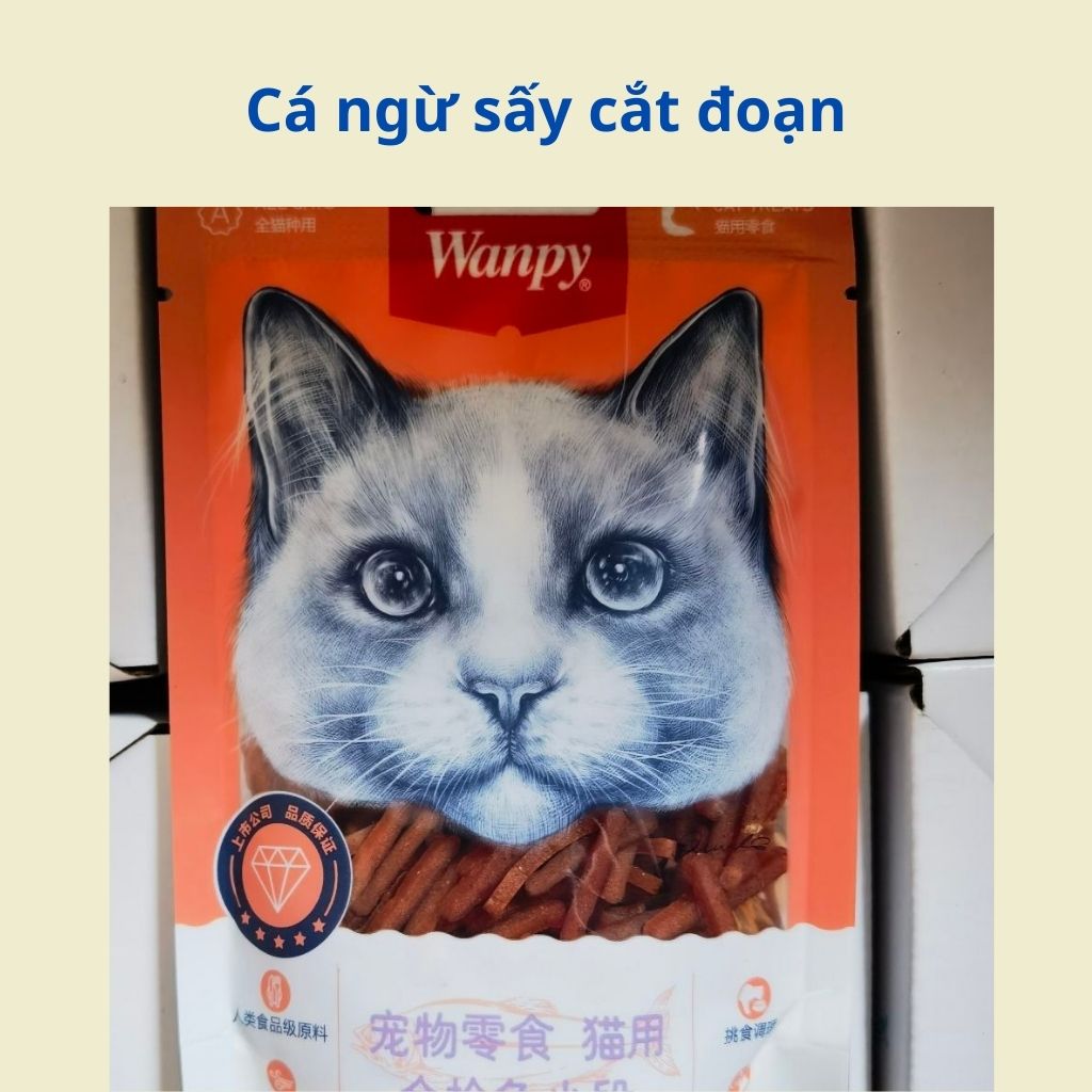 Bánh thưởng thịt xay ăn vặt WANPY cho mèo - gói 25,30g