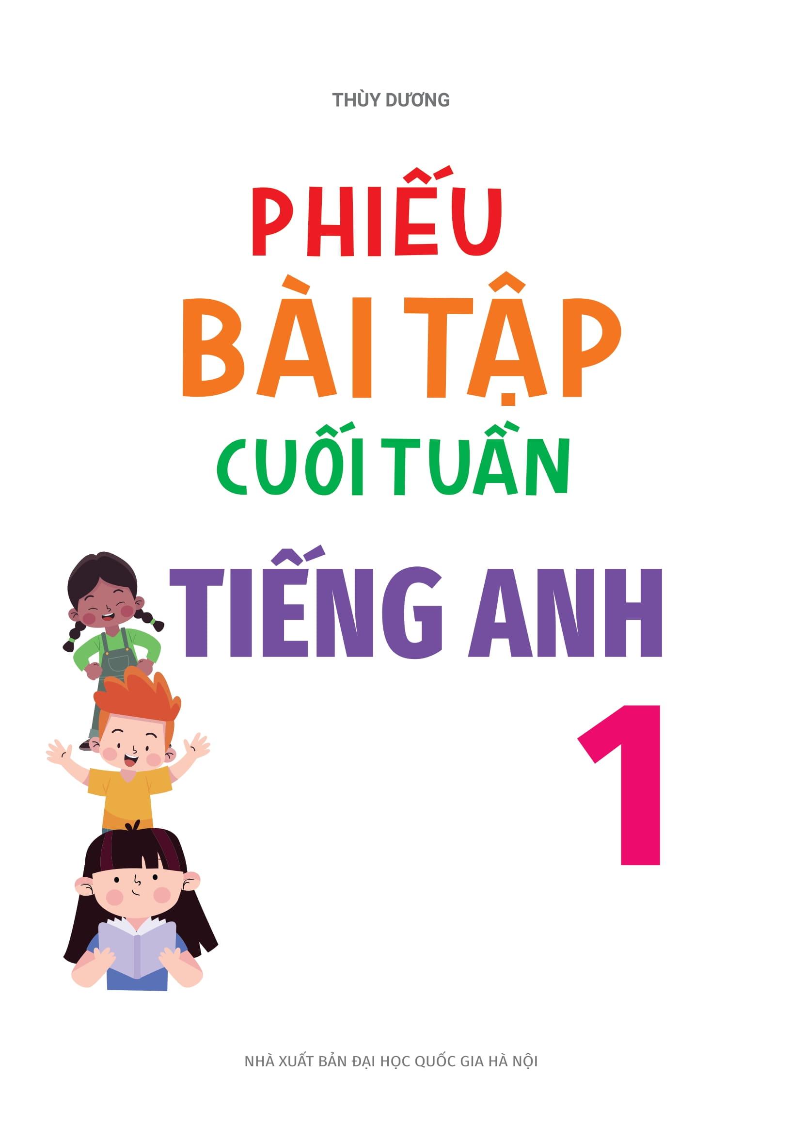 Global Success - Phiếu Bài Tập Cuối Tuần Tiếng Anh 1 (35 Tuần Học)