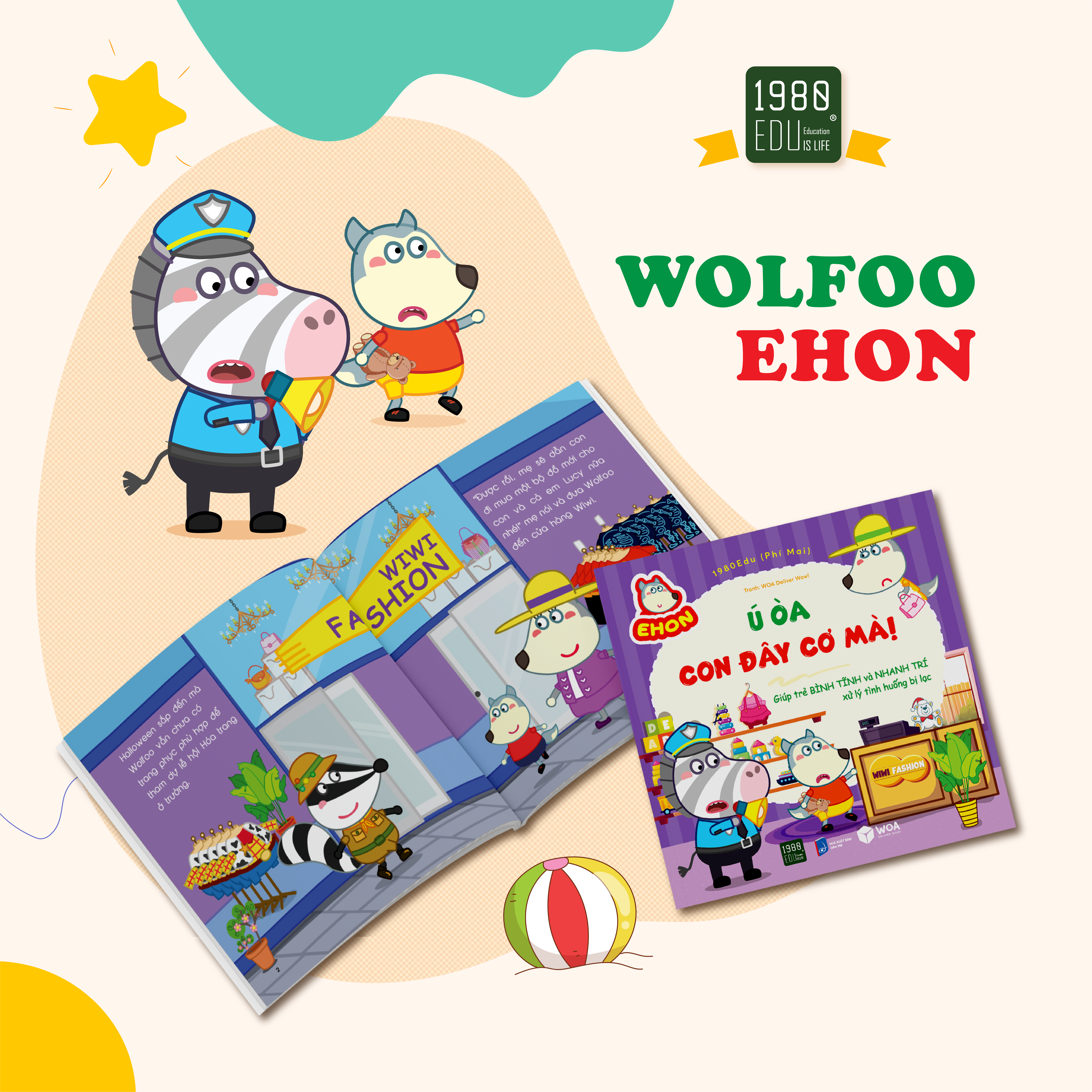 Sách Wolfoo Ehon - Ú Òa, Con Ở Đây Mà!