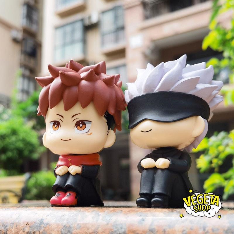 Mô hình Jujutsu Kaisen - Anime Chú thuật hồi chiến - Mô hình Yuji Itadori Satoru Gojo to nét đẹp cầm chắc tay - Cao 10cm