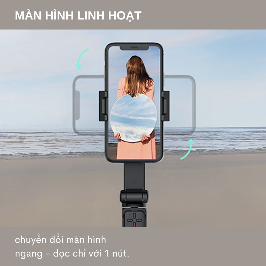 Hình ảnh Gimbal chống rung Moza Nano SE - Tay cầm dành cho điện thoại nhỏ gọn, siêu nhẹ chống rung trục cuộn ổn định - Hàng nhập khẩu