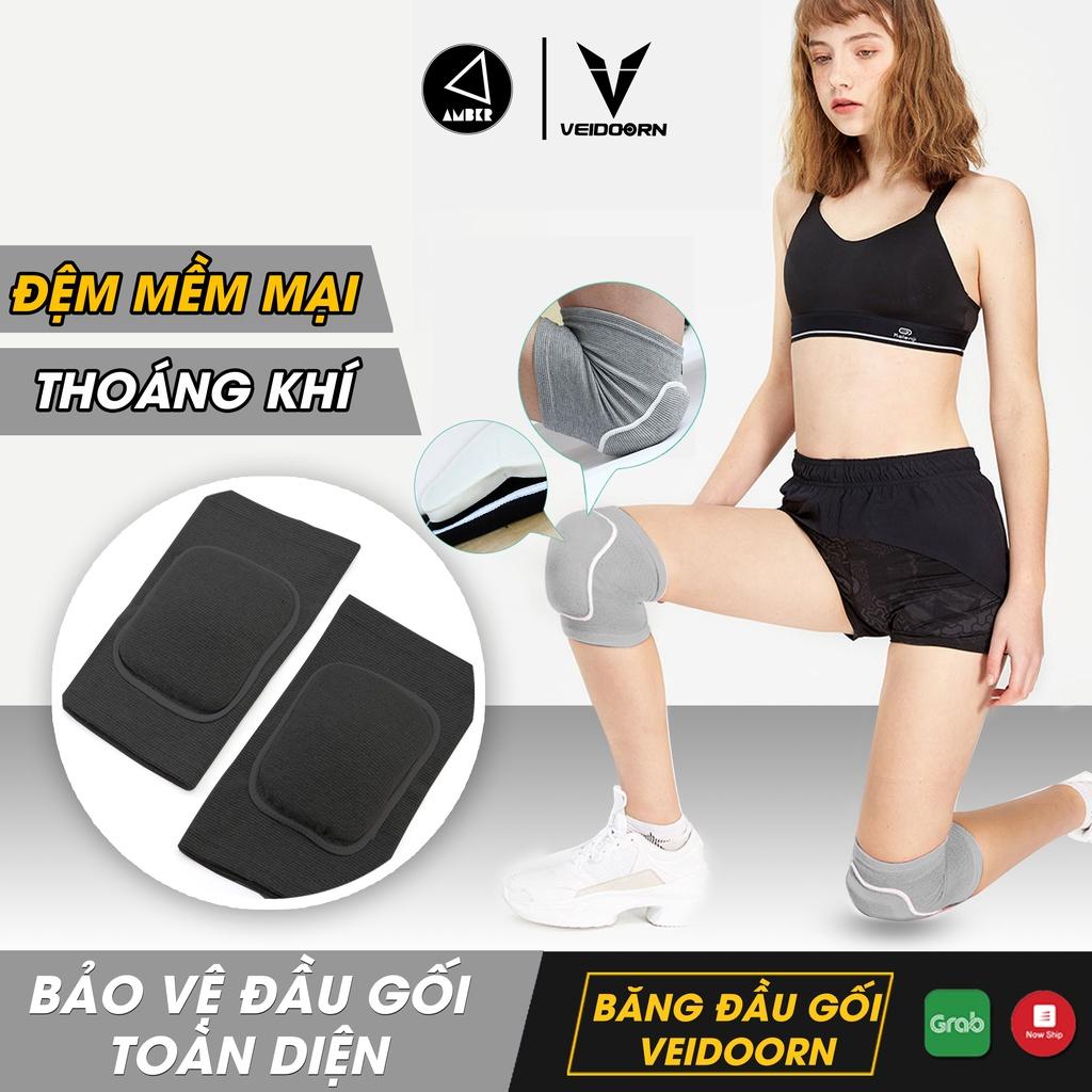 Băng Bảo Vệ Đầu Gối Veidoorn Có Đệm Cao Cấp Chơi Thể Thao Tập Yoga Tập Gym