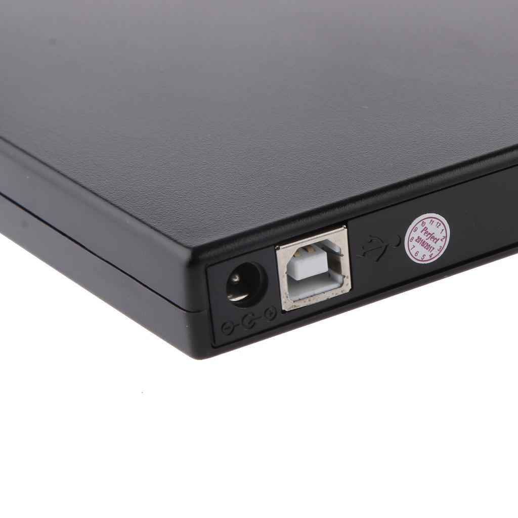 USB 2.0 External DVD Combo CD-R/RW CD-ROM DVD-ROM Burner Drive for PC Black