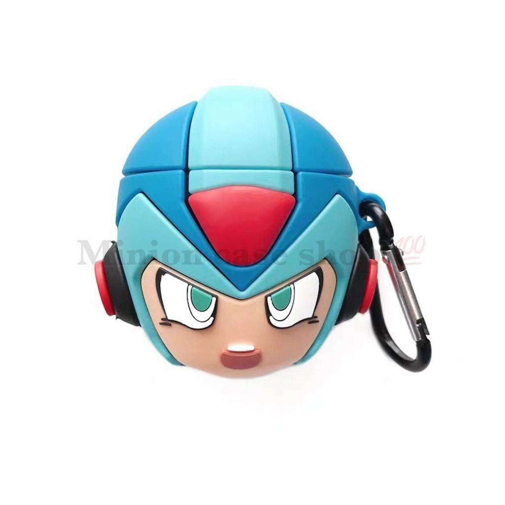 Bao Case Ốp dành cho airpod 1 và 2, tai nghe bluetooth i11,i12, i100, i9s... silicon 3D Rocman xanh cao cấp