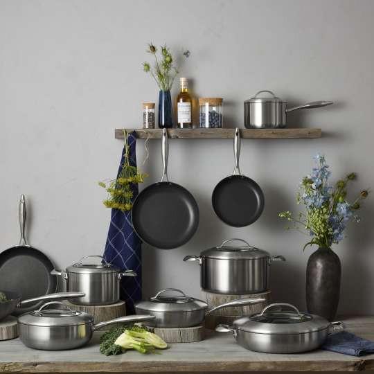 Chảo chiên/rán chống dính đáy từ Scanpan CTX 28cm 65102800, đúc liền 7 lớp, bảo hành 3 năm, sản xuất Đan Mạch
