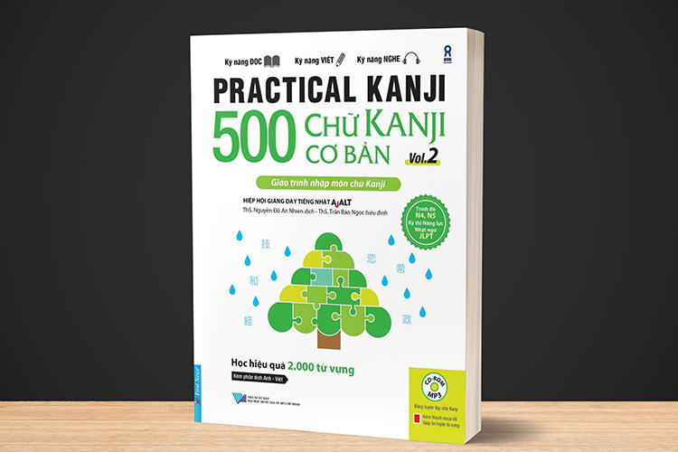 Practical Kanji Vol.2 - 500 Chữ Kanji Cơ Bản Vol.2 (Tặng Kèm CD)