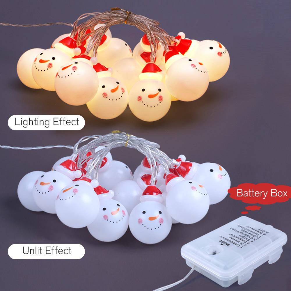 Đèn dây Giáng sinh hình người tuyết