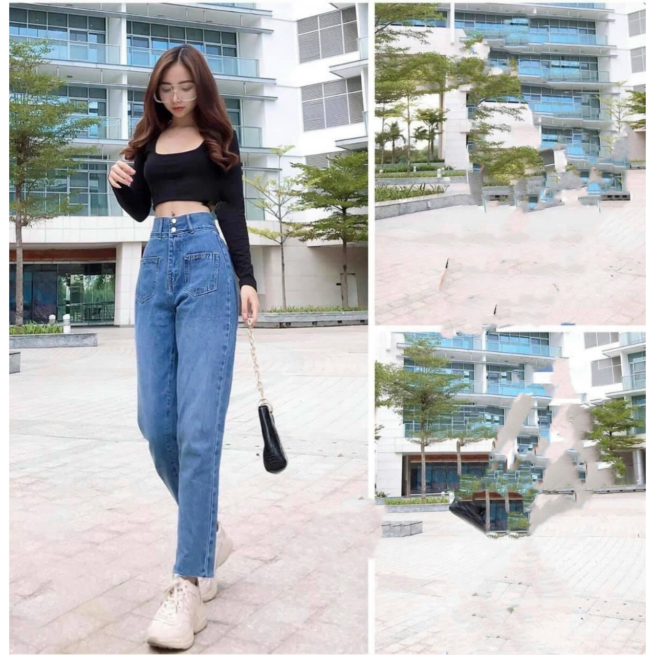 Quần bagyy jean   Nữ