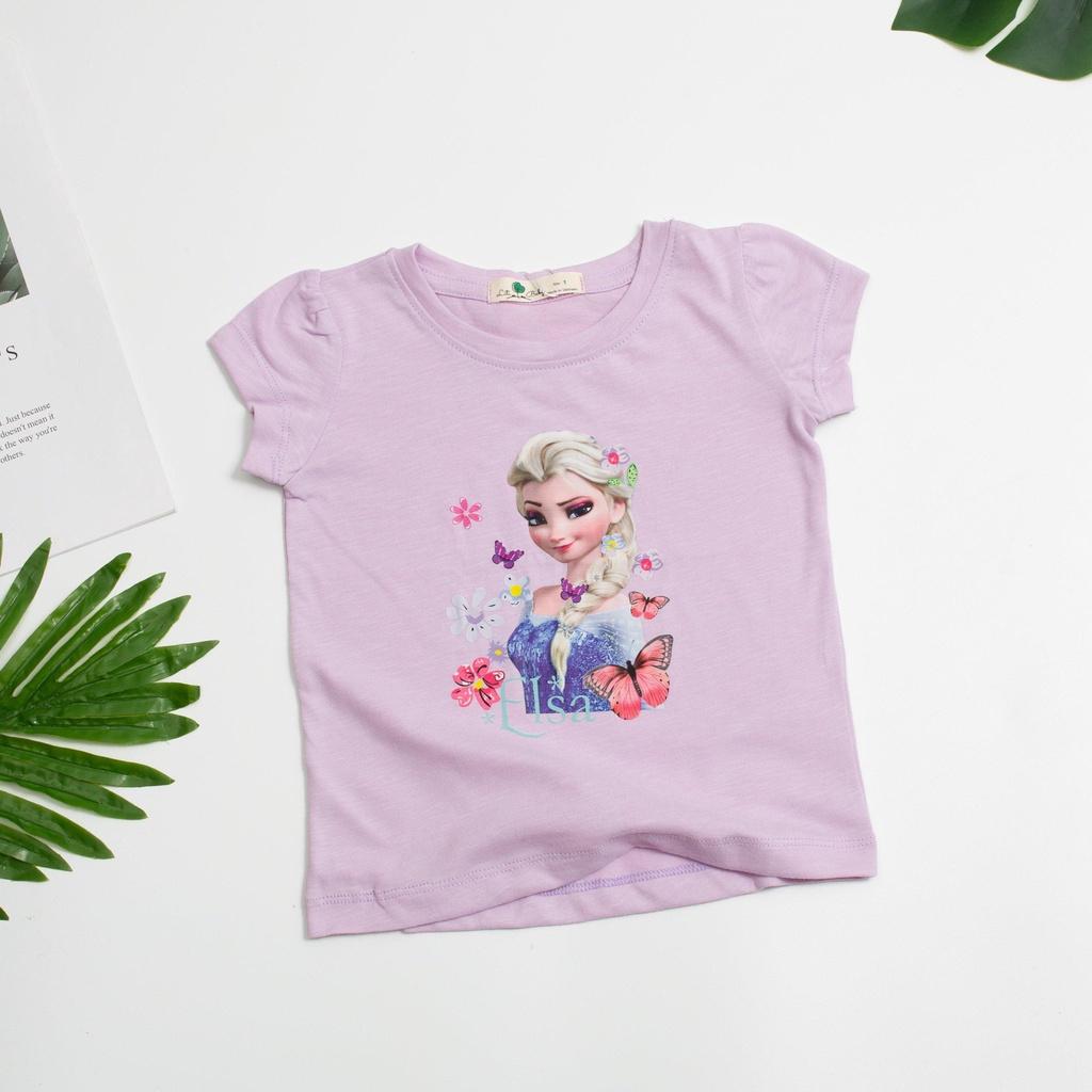 Áo Cotton Bé Gái In Hình Disney ACT2309 Thương Hiệu Litibaby Size 6-10, Dành Cho Bạn Từ 20-30kg