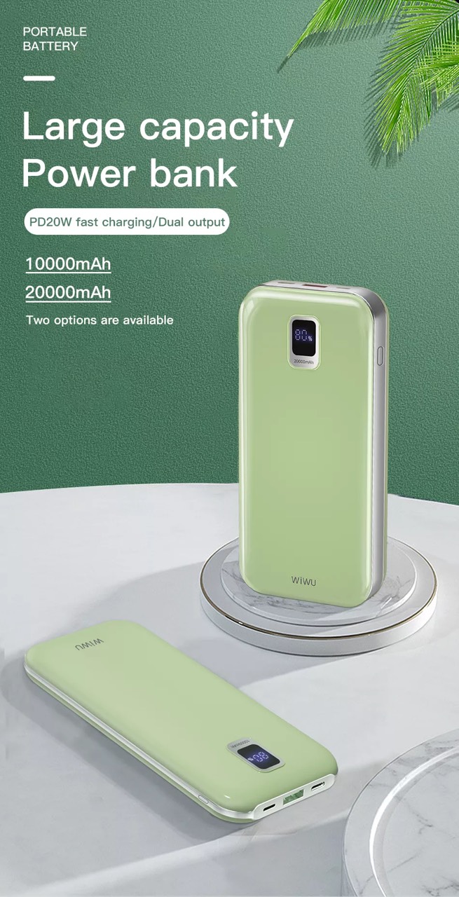  Pin dự phòng Wiwu Ultra-fast Charge JC-17 Cho Iphone Và Điện Thoại HUAWEI Đa Bảo Vệ, Sạc An Toàn Trên Máy Bay - Hàng Chính Hãng