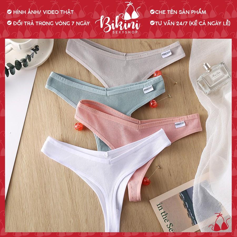 ️ Quần Lót Nữ Lọt Khe Cotton Sexy Siêu Co Giãn 052