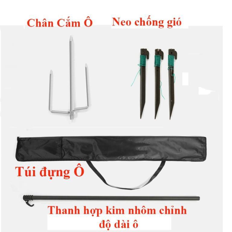 SALE LỚN Ô Câu Cá Ô Dù Che Nắng Mưa Hình Xanh Dọc Dưa KK-11