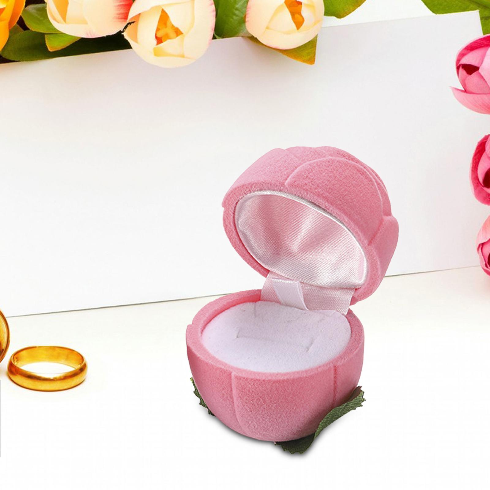 Single  Box, Rings Storage Case, Gift Box, Creative Cartoon Jewelry Storage Box,  Organizer for Wedding Engagement  Valentine's Day