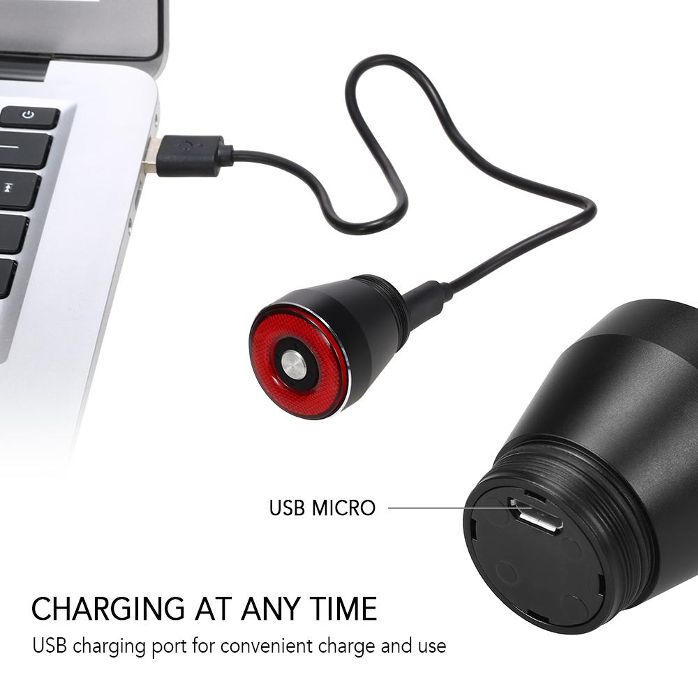 Đèn Led Phanh Cảm Biến Thông Minh Gắn Yên Sau Xe Đạp