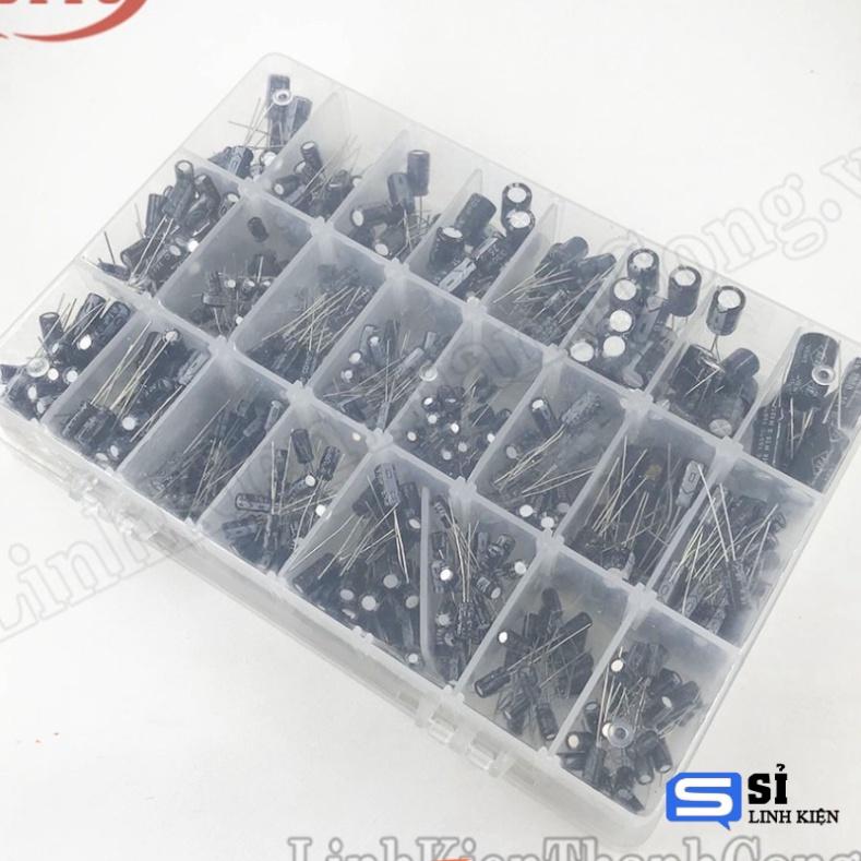Combo 24 Loại Tụ Hóa 0.1uF - 1000uF