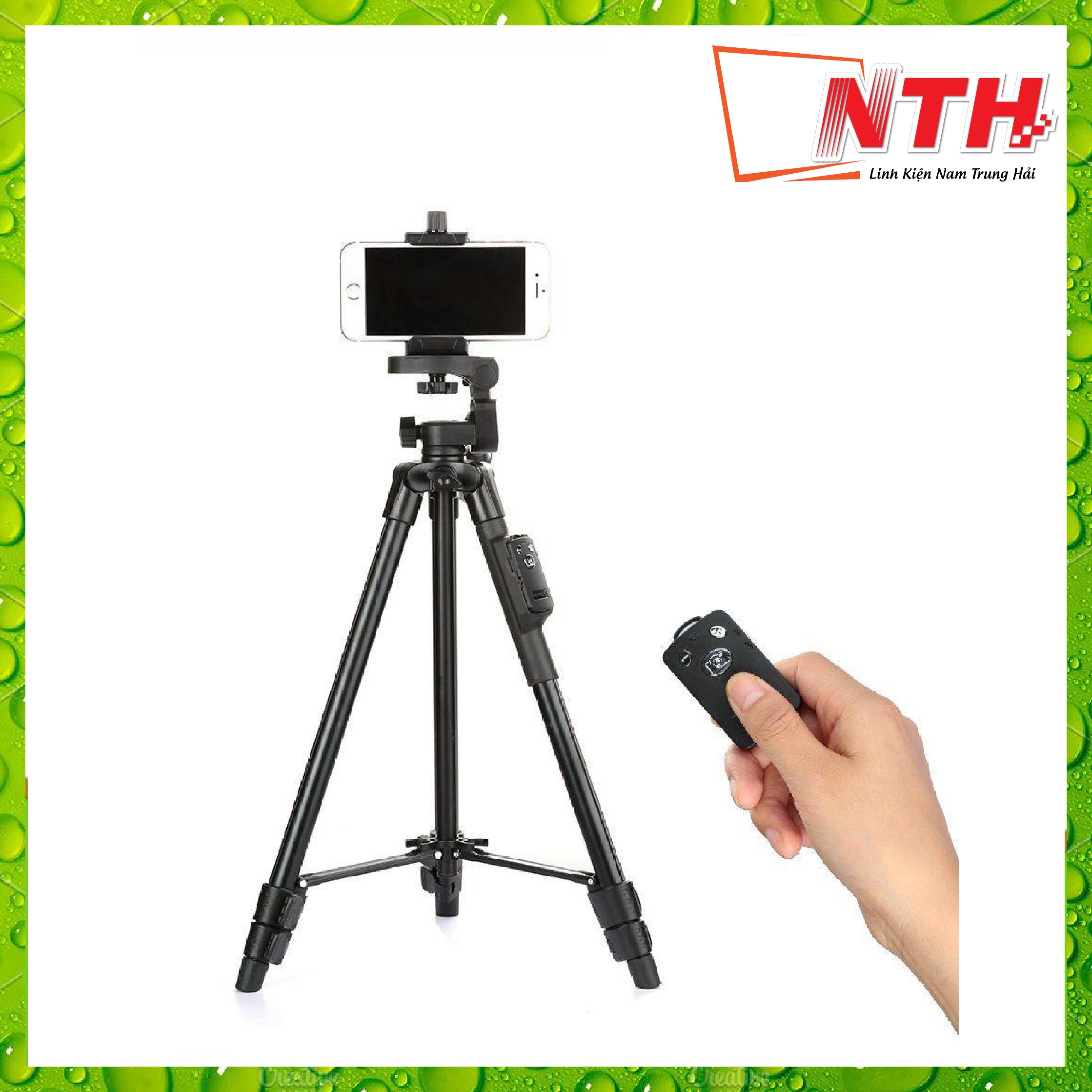 GẬY CHỤP HÌNH CHO MÁY ẢNH , ĐIỆN THOẠI CAO CẤP TRIPOD TTX-6218 (KÈM REMOTE BLUETOOTH) - NTH