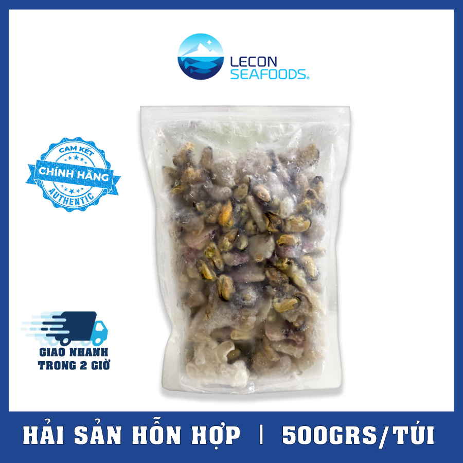 [Chỉ giao HCM]- Hải Sản Hỗn Hợp Làm Sạch Thường (500grs/bịch)