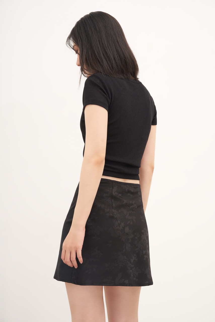 DOTTIE - Áo tay ngắn vải tule T0654