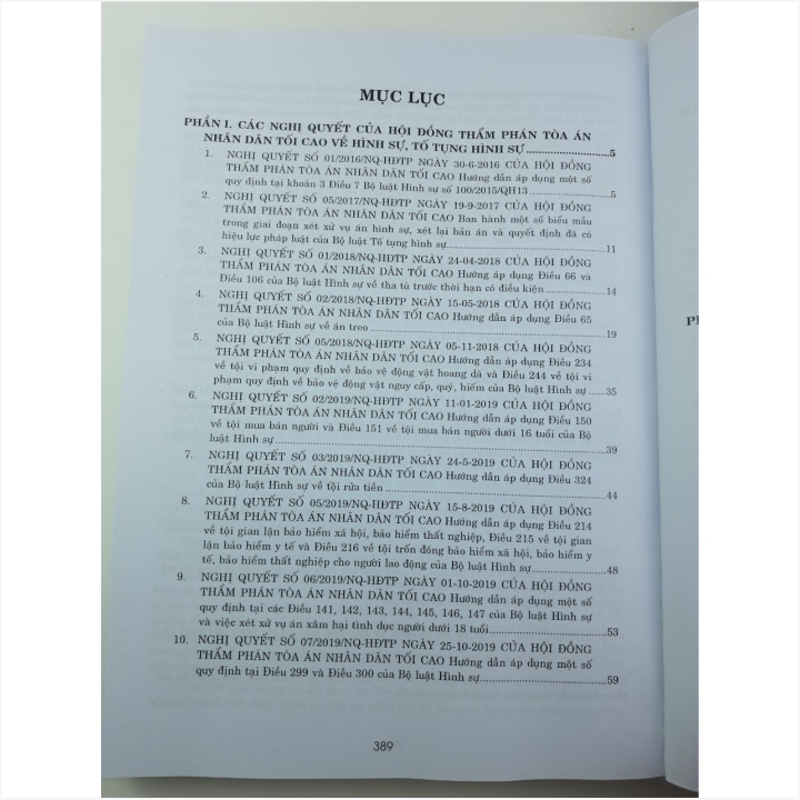 Sách Tuyển Tập Các Nghị Quyết Mới Nhất Của Hội Đồng Thẩm Phán Tòa Án Nhân Dân Tối Cao Và Các Văn Bản Hướng Dẫn Công Tác Tòa Án - V2200D