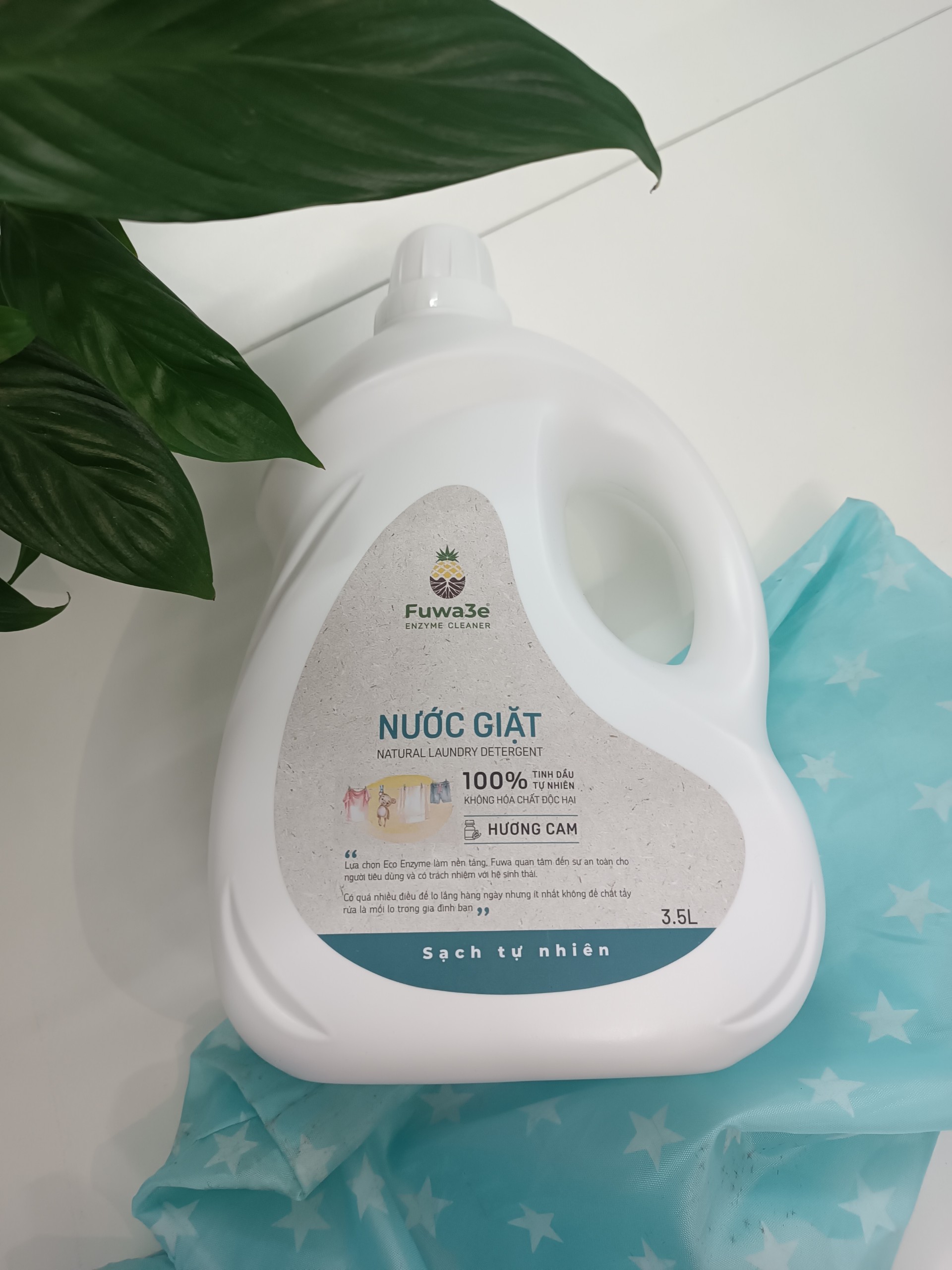 Nước Giặt Hữu Cơ Fuwa3e Chuyên Giặt Lụa 3,5L An Toàn Cho Bé