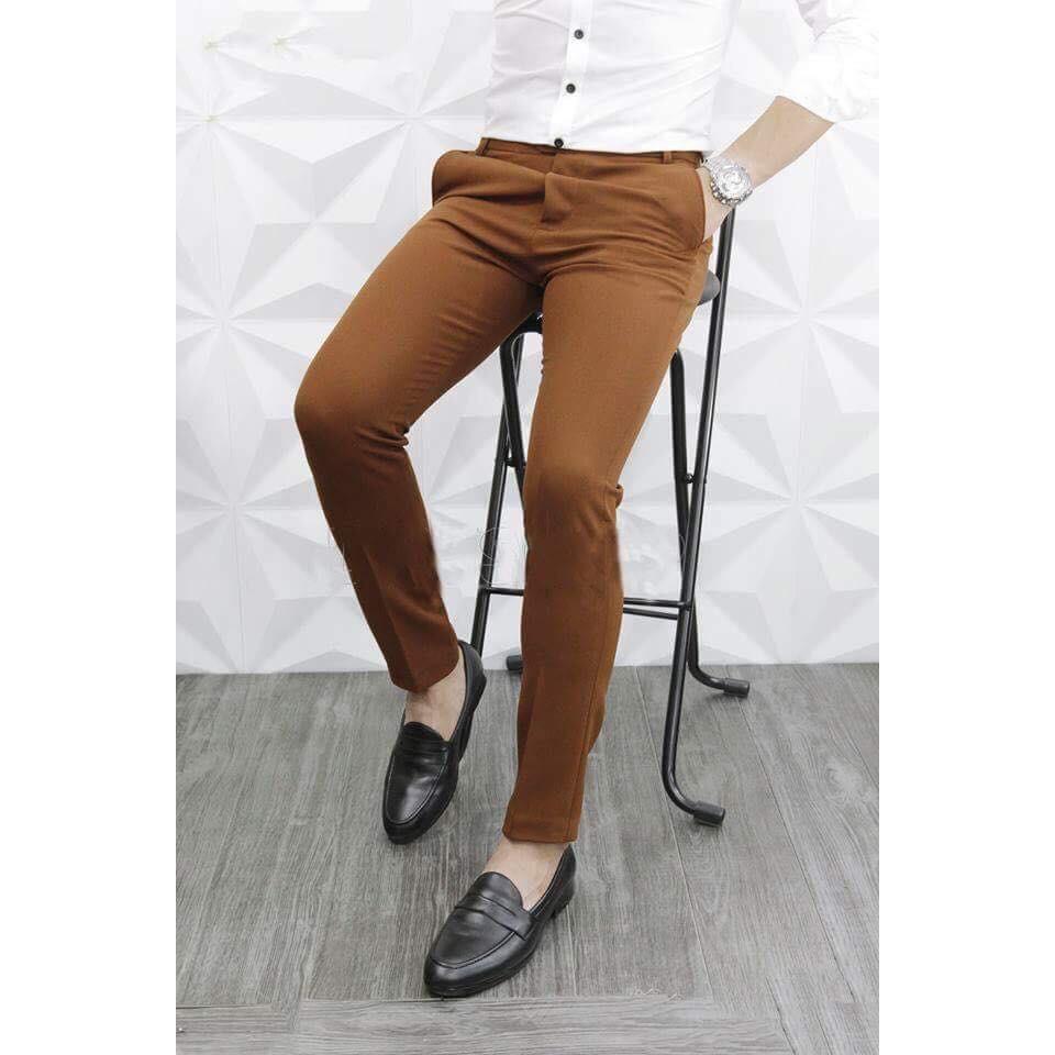 Quần Âu nam Màu Nâu Vàng QA007