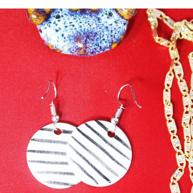 CERAMICS EARRING - KHUYÊN TAI TRÒN GỐM SỨ - SẢN PHẨM THỦ CÔNG ĐẸP VÀ SANG TRỌNG