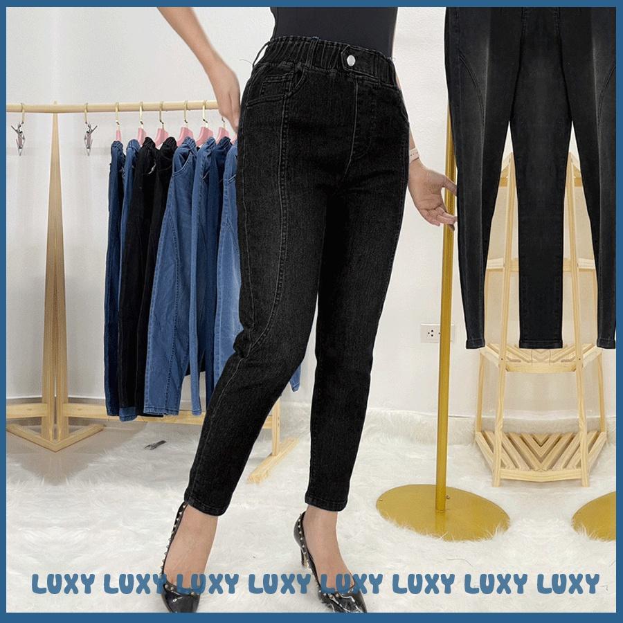 Quần jean nữ cạp chun co giãn 2 chiều LUXY V291 đủ size từ 40kg - 80kg