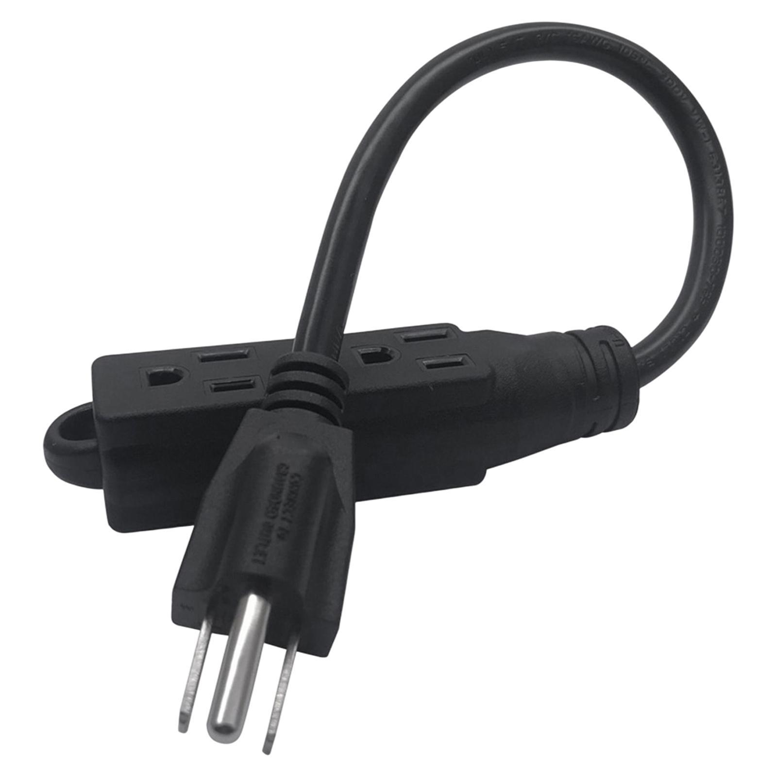 US Power Extension Cord Cable 5-15P to 5-15R Universal Multifunctional