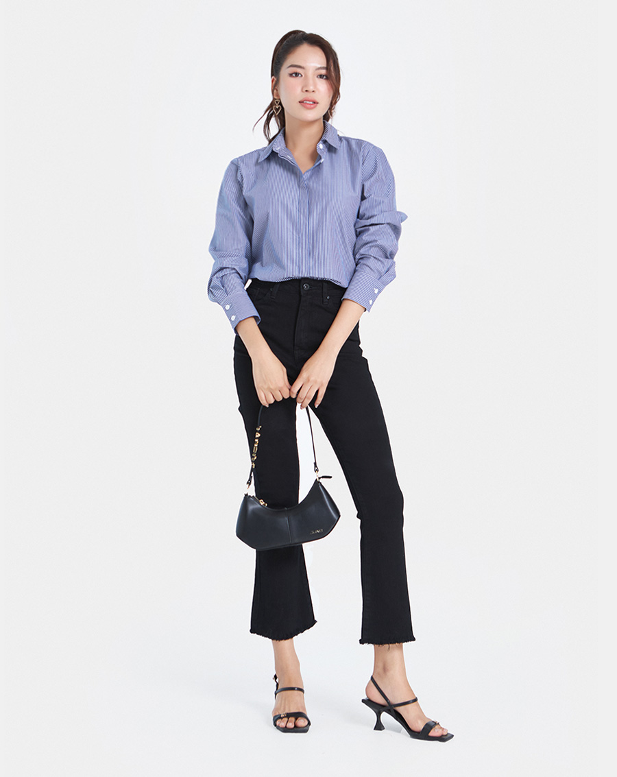 Áo Sơ Mi Nữ Thời Trang JUNO Dáng Cơ Bản JNASM015