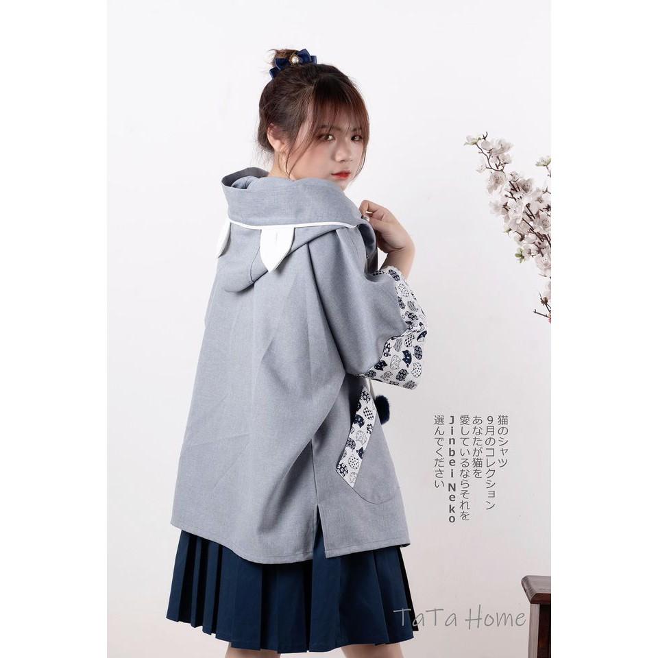 Áo Khoác Phong Cách Nhật - Jinbei Neko Jacket Ver1