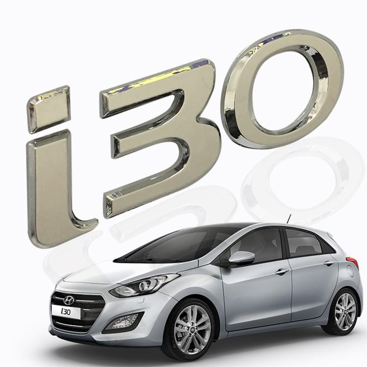 Logo Chữ Nổi I30 Dán Trang Trí Đuôi Xe