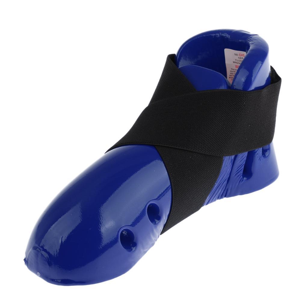 Kid    Karate Sparring Foot Gear Shoes with Elastic Strap