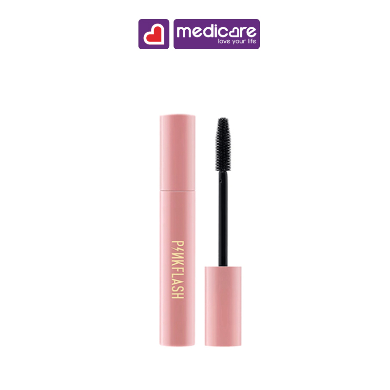 Mascara PINKFLASH cong mi chống nước 17g