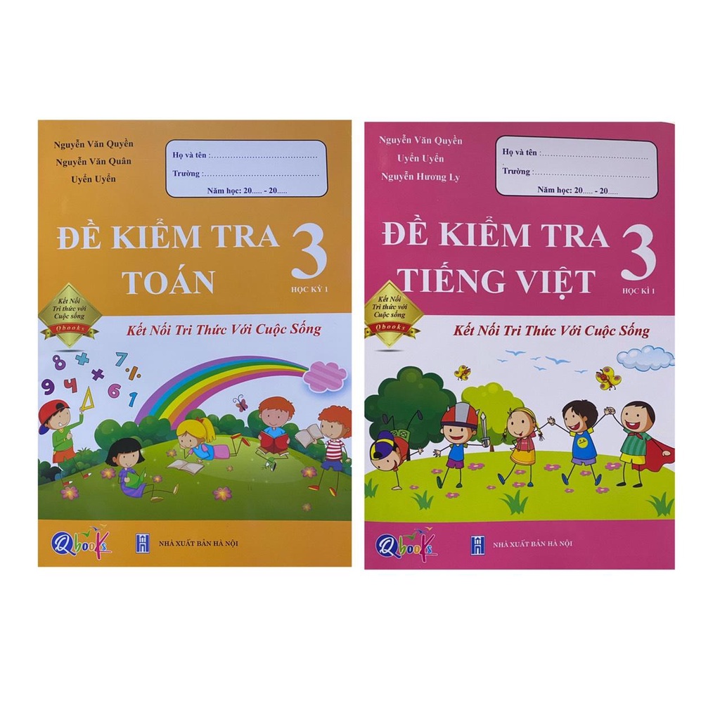 Sách - Combo Đề kiểm tra tiếng việt 3 tập 1 + Đề kiểm tra toán 3 tập 1