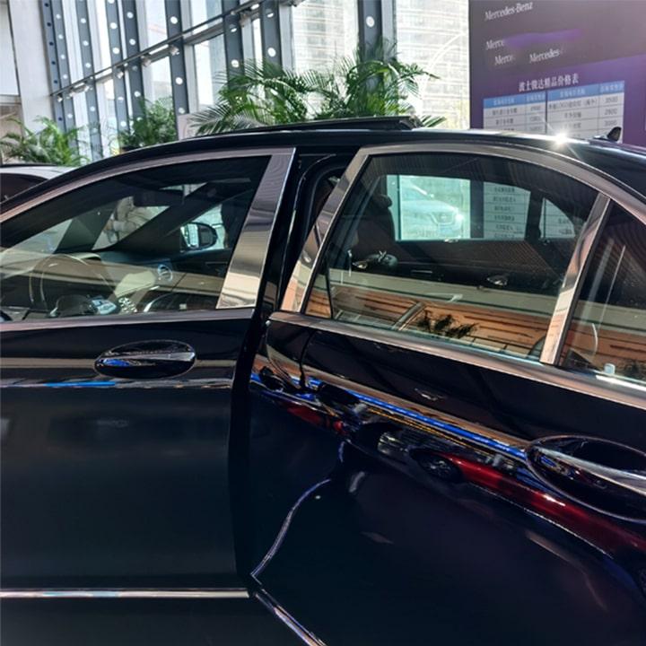 Bộ 6 thanh nẹp cột B và C cánh cửa xe ô tô Mercedes và Maybach dòng S-Class