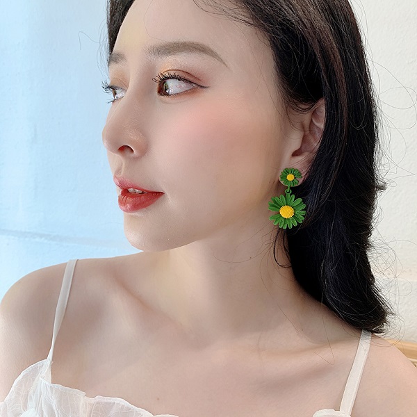 Hàng Quảng Châu - BÔNG TAI HOA CÚC SIÊU CUTE - PK14030