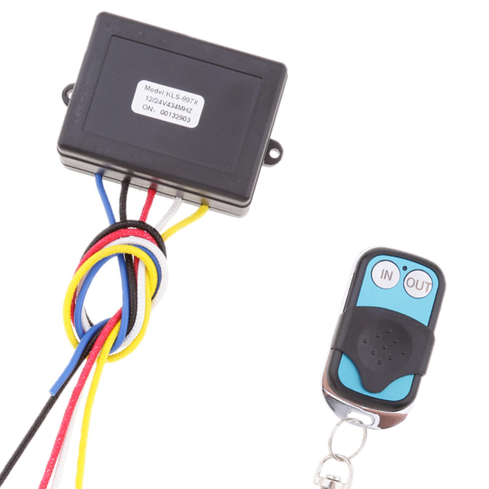 2PCS 12/24V Car ATV SUV Wireless Winch Remote  Switch Handset