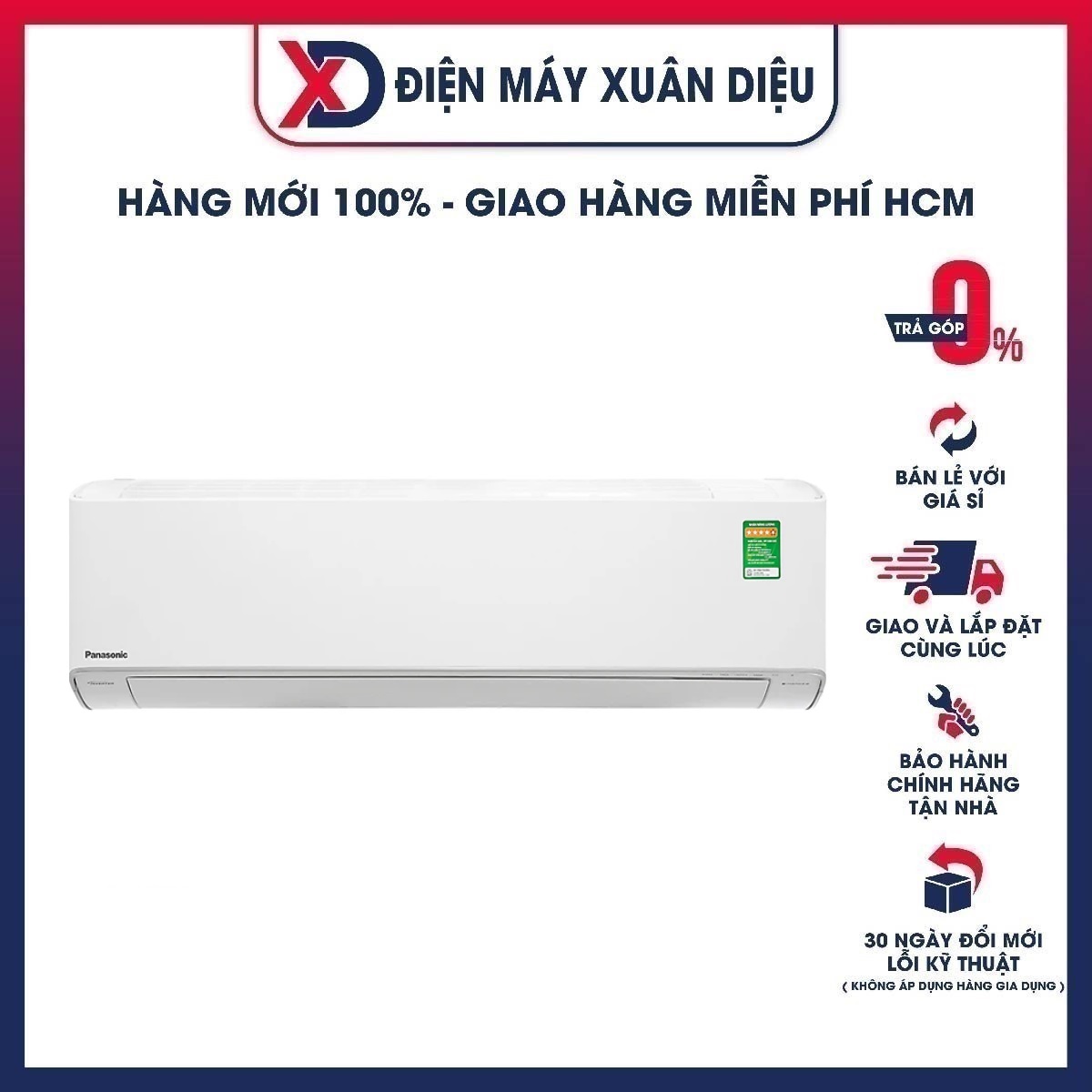 Máy lạnh Panasonic Inverter cao cấp 2.5 HP (2.5 Ngựa) CU/CS-U24ZKH-8 model 2023 - Hàng chính hãng( Chỉ giao HCM)