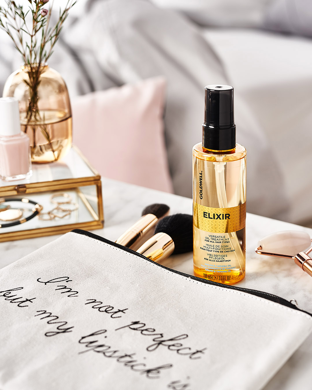 Tinh Dầu Dưỡng Tóc Goldwell Elixir 100ml – Phục Hồi Hư Tổn, Giảm Xơ Rối, Bóng Mượt