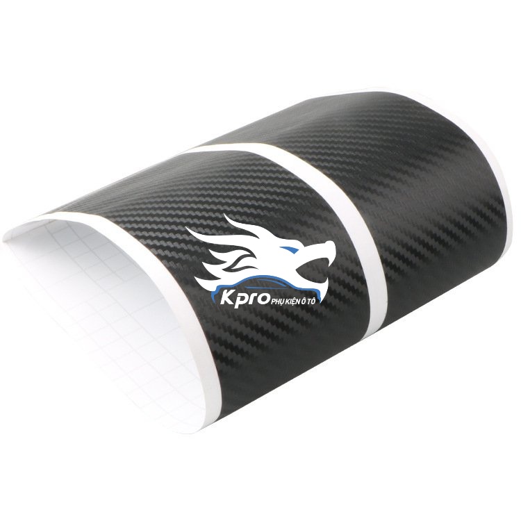 Decal vân carbon chống trầy bậc cửa ô tô, xe hơi - Hàng Kpro chất lượng cao