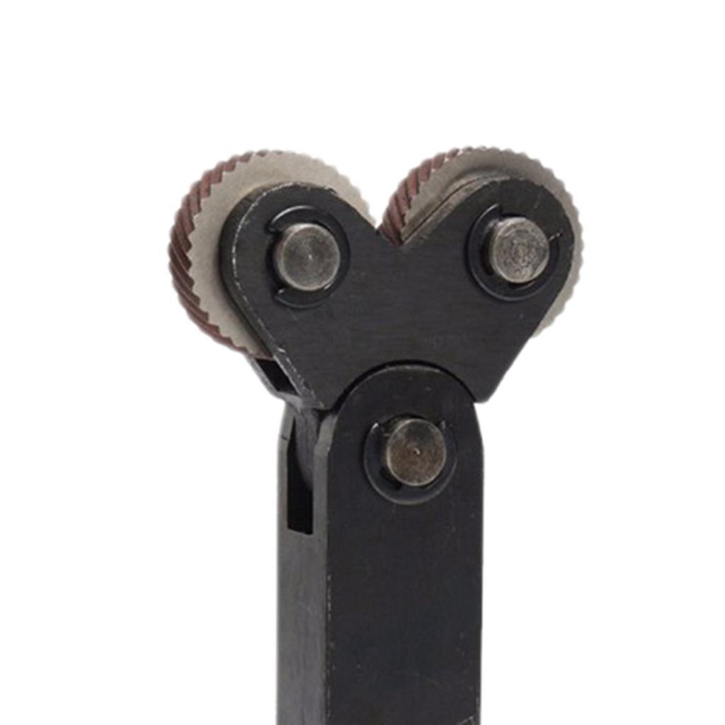 2Set Double Wheel Linear Knurling Tool Set with 0 5mm 1.5mm 2mm Replacement